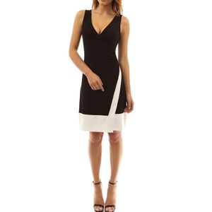 PattyBoutik Women V Neck Faux Wrap Dress